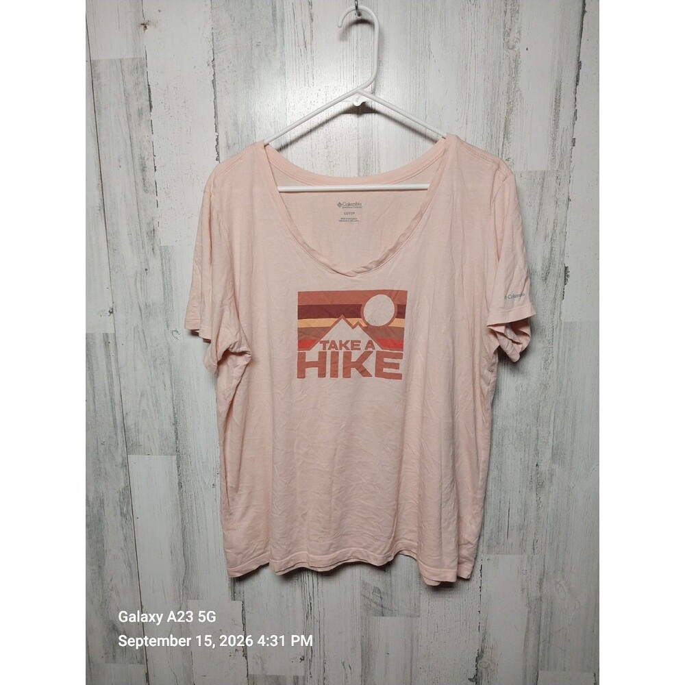 Columbia Hike Short Sleeve T-Shirt Size 1X